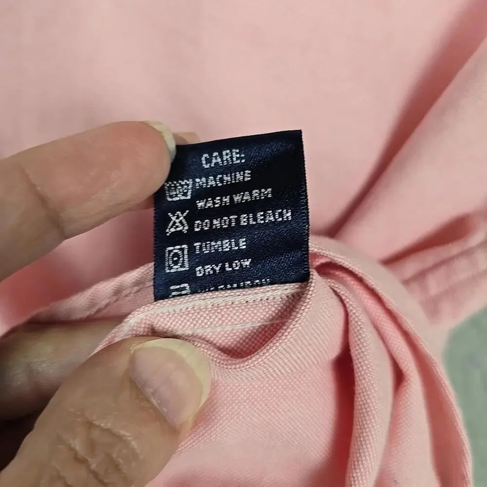 Ralph Lauren Sport Shirt Men Size 14 Pink Button Down Long Sleeve - Picture 6 of 9